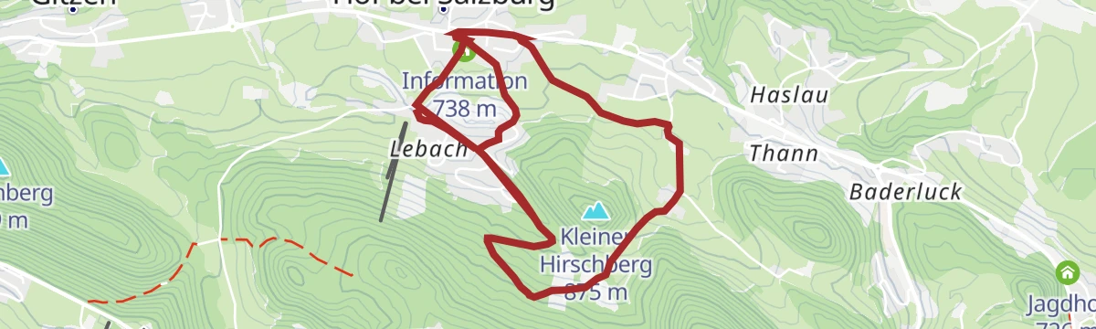 Route map: Waldspur